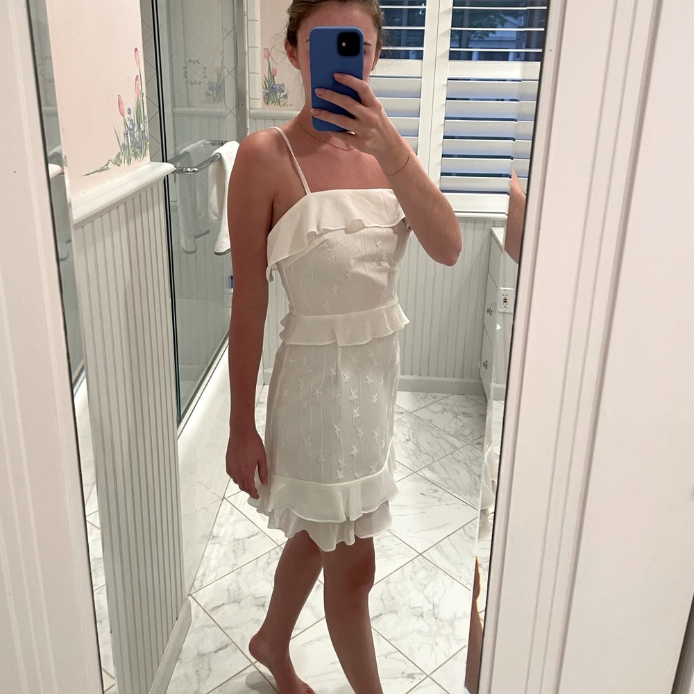 About Us White Dress